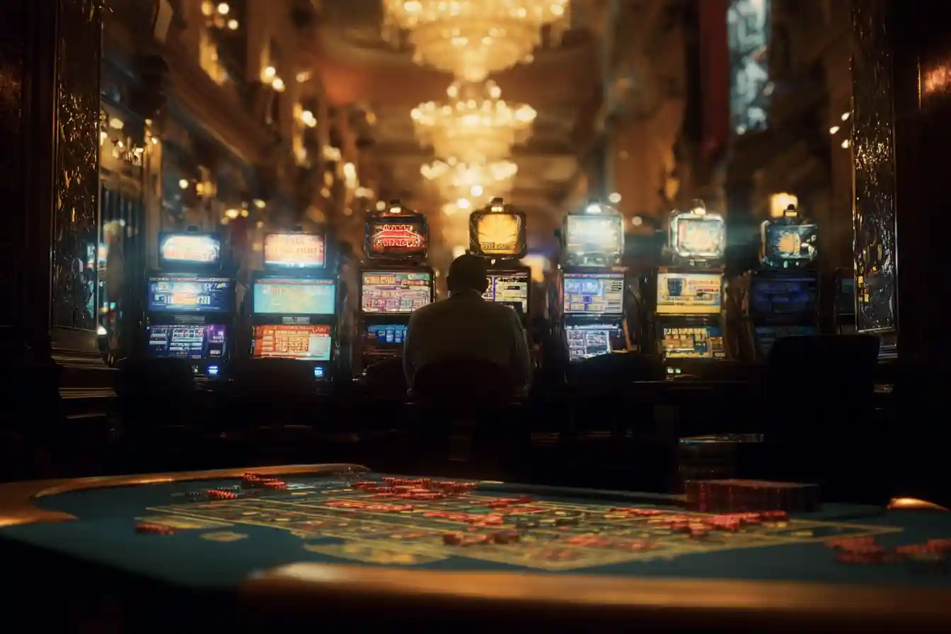 Slot machine illustration related to gaming industry changes
